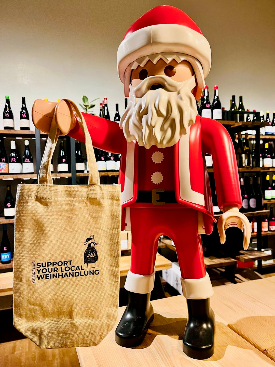 Tasche - Support your local Weinhandlung (Christmas Edition)